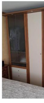 Kleding kast, 1x hang, 1x leg, Huis en Inrichting, Kasten | Kledingkasten, Ophalen, Overige materialen, 200 cm of meer, Met hangruimte