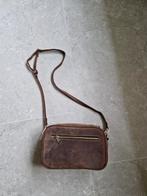 bruin buffelleer schoudertas 24x14x10, Ophalen of Verzenden, Nieuw