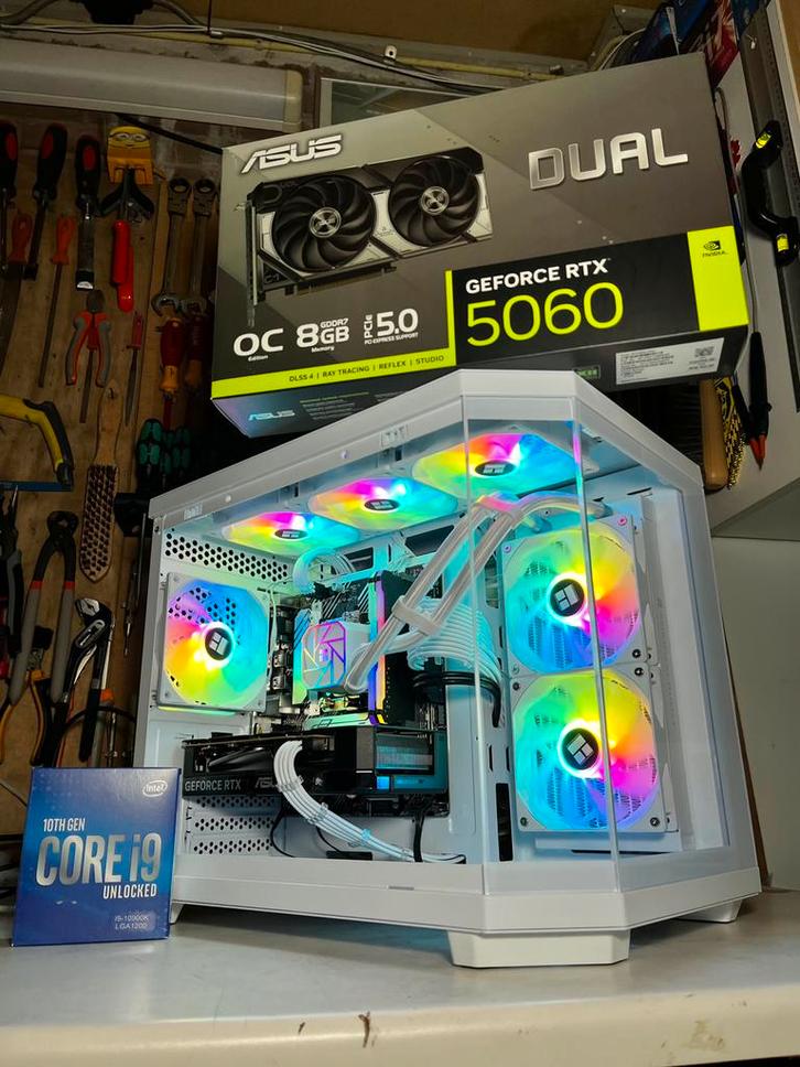 [NIEUW] Game PC (i9 10900K, RTX 5060), Computers en Software, Desktop Pc's, Zo goed als nieuw, 4 Ghz of meer, SSD, Gaming, Ophalen of Verzenden