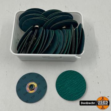120 korrel slijpschijf op platte binding met klem | 40 Stuks beschikbaar voor biedingen