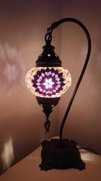 Diverse Oosterse Arabische tafellamp zwanenhals glasmozaiek, Oosters Arabisch 1001nacht Boho Ibiza Marrakech Marokkaans Turks