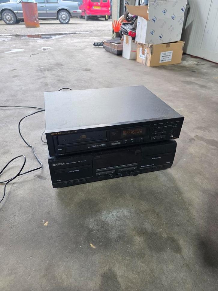 Versterker en CD-speler, Audio, Tv en Foto, Cd-spelers, Gebruikt, Overige merken, Ophalen