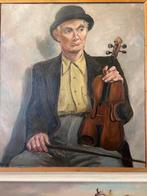 Concert violist gesign. W Vogelzang, Antiek en Kunst, Kunst | Schilderijen | Klassiek, Ophalen