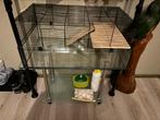 Hamsterhok plus tafel ( geen hamster), Gebruikt, Minder dan 75 cm, Ophalen, Minder dan 60 cm