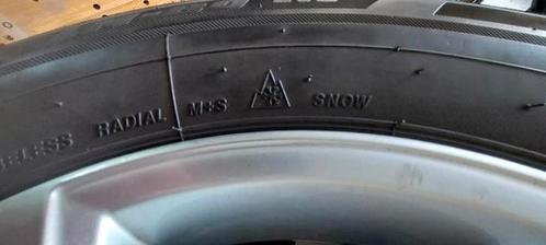 Winterbanden op aluminium velgen, Auto-onderdelen, Banden en Velgen, Winterbanden, 17 inch, 225 mm, Gebruikt, Ophalen