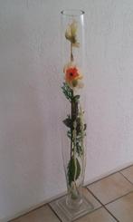 Staande vaas met kunst orchidee, Ophalen, Zo goed als nieuw