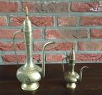 Indische ewers, set van 2, messing geëtst, volgnr 13, Antiek en Kunst, Antiek | Koper en Brons, Ophalen of Verzenden, Koper