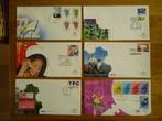 FDC PBZ 1 t/m 6 onbeschreven, Postzegels en Munten, Postzegels | Eerstedagenveloppen, Verzenden, Onbeschreven, Nederland