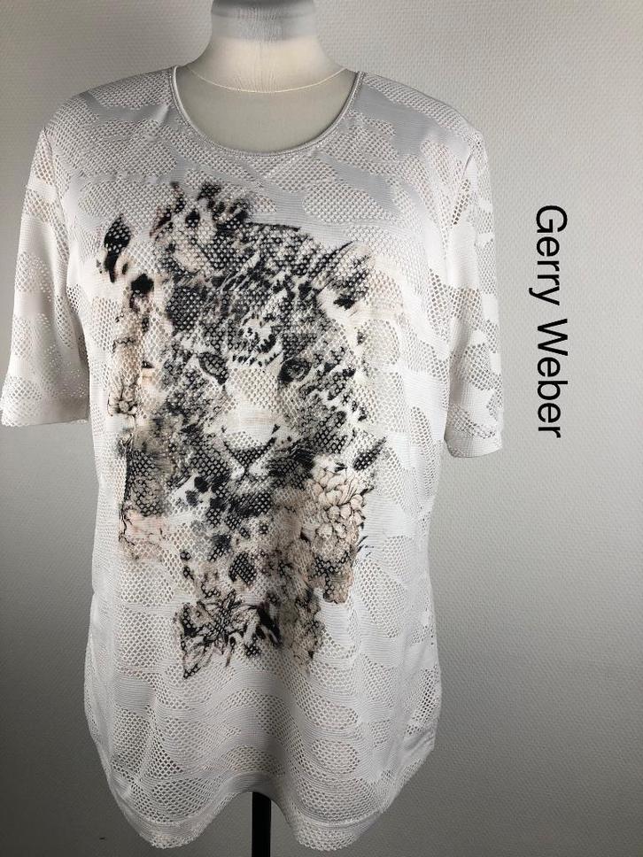 Gerry Weber Blouse  (mt: 46) 16,4/7956, Kleding | Dames, Blouses en Tunieken, Zo goed als nieuw, Maat 46/48 (XL) of groter, Wit