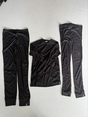 SPEX Thermo kleding /ondergoed: 1 t-shirt en 2 broeken Zwart beschikbaar voor biedingen