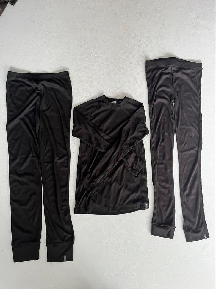 SPEX Thermo kleding /ondergoed: 1 t-shirt en 2 broeken Zwart, Kinderen en Baby's, Kinderkleding | Maat 176, Zo goed als nieuw