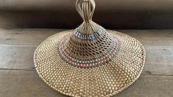 Lesotho mokorotlo traditionele hoed Basotho-bevolking 54 cm beschikbaar voor biedingen