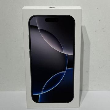 iPhone 16 Pro 128GB Black Titanium Nieuw in Seal met Bon beschikbaar voor biedingen