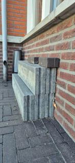 Stoepbandjes 5 stuk. Restant partij, Tuin en Terras, Bielzen en Borders, Ophalen, Zo goed als nieuw, Beton, Minder dan 100 cm