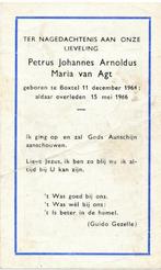 Agt Petrus 1964 Boxtel 1966 Boxtel, Ophalen of Verzenden, Bidprentje