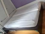 2 persoons bed, Huis en Inrichting, Ophalen, Gebruikt, Bruin, Tweepersoons