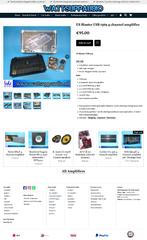 US Blaster USB 1369 4 kanaals versterker, Gebruikt, ., Ophalen of Verzenden, .