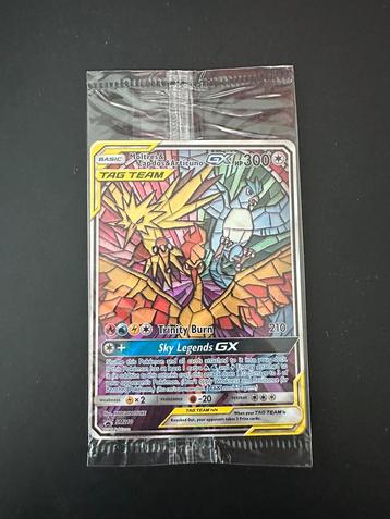 Moltres & Zapdos & Articuno GX (SM210) SEALED | Hidden Fates beschikbaar voor biedingen