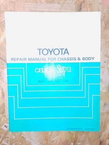 Werkplaatsboek Toyota Celica / Supra MA61 Chassis & Body beschikbaar voor biedingen