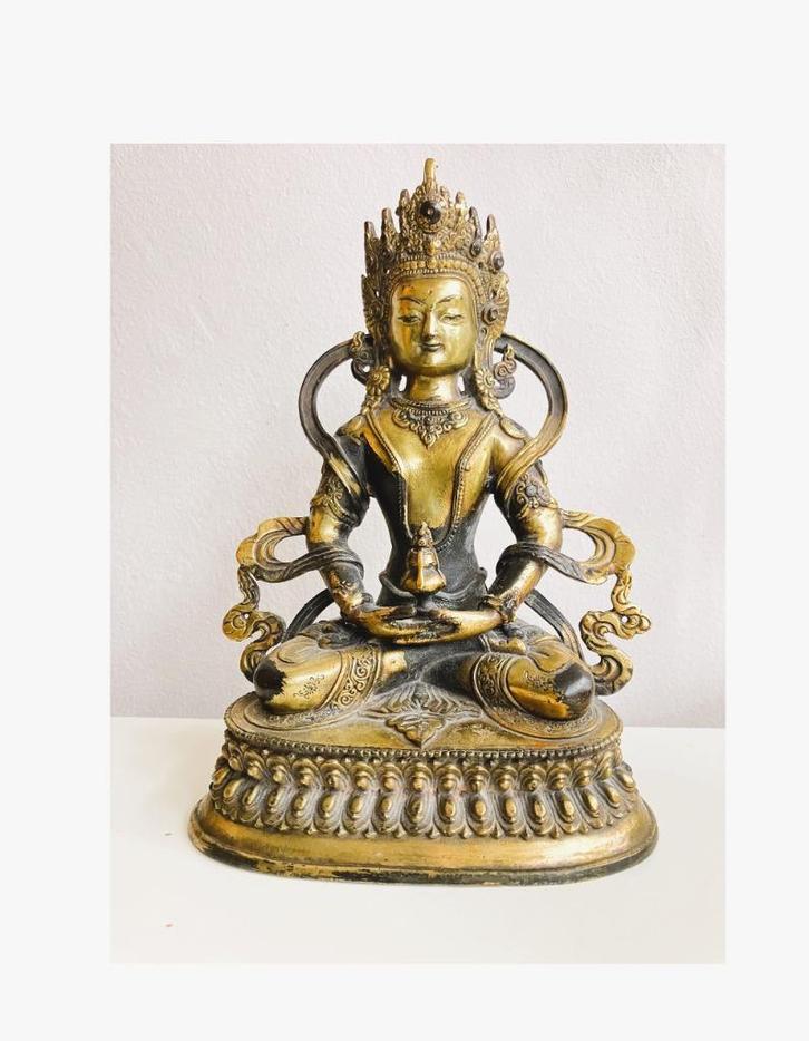 Tibet, Boeddha Amitayus, Antiek en Kunst, Kunst | Niet-Westerse kunst, Ophalen of Verzenden