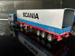 Tekno Scania 143 met 3 asser huif Demo in doos, Ophalen of Verzenden, Zo goed als nieuw, Bus of Vrachtwagen, Tekno