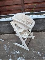 Stokke Tripp Trapp stoel, met newbornset en babyset, Ophalen, Gebruikt, Meegroeistoel, Stoelverkleiner