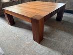 Salontafel van Notenhout, Ophalen, Strak, 100 tot 150 cm, Vierkant