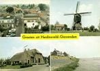 Groeten uit Hardinxveld-Giessendam - 4 afb - 1983 gelopen, Verzamelen, Ophalen of Verzenden, 1980 tot heden, Gelopen, Overijssel