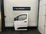 Opel Combo, Peugeot Partner voorportier links wit 9856199880, Gebruikt, Deur, Opel, Ophalen of Verzenden