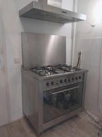 INDESIT fornuis 90cm 5-Pits gas en electrische oven, Ophalen, Gebruikt, 60 cm of meer, Gas
