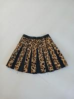 Nikkie rokje lederen rokje, 100% leer, panter print, Zwart, Ophalen of Verzenden, Zo goed als nieuw, Nikkie