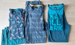 Pakket pyjama's jongen 164 blauw shortama, Gebruikt, Ophalen of Verzenden, Maat 164