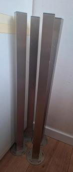 Stalen TAFELPOTEN van IKEA, Tafelpoot, Minder dan 50 cm, 50 tot 100 cm, Vierkant