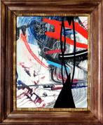 schilderij __ WHA.Pantki --   mixed media 63x54cm, Ophalen