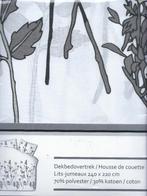 Dekbedovertrek house de couvette 240 x220 cm etc., Wit, Dekbedovertrek, Ophalen of Verzenden, Nieuw
