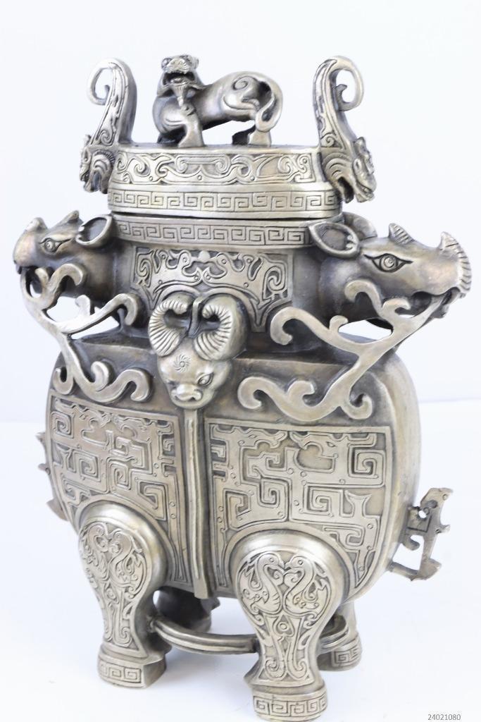 Container - wijncontainer - Zilverbrons, Antiek en Kunst, Antiek | Koper en Brons, Brons, Ophalen of Verzenden