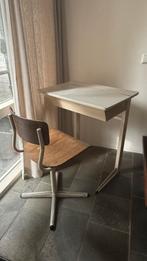 Vintage schooltafel met stoel, Antiek en Kunst, Ophalen