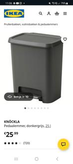 Nieuwe kunstof Ikea afvalbak, ongebruikt, 40 liter of meer, Ophalen, Nieuw, Minder dan 50 cm