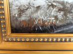 Sfeervol winterlandschap B.H.C. Mulder, Antiek en Kunst, Kunst | Schilderijen | Klassiek, Ophalen