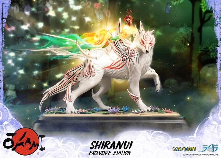 First 4 Figures - Okami Shiranui Exclusive Day 1 Statue, Verzamelen, Beelden en Beeldjes, Nieuw, Fantasy, Ophalen of Verzenden