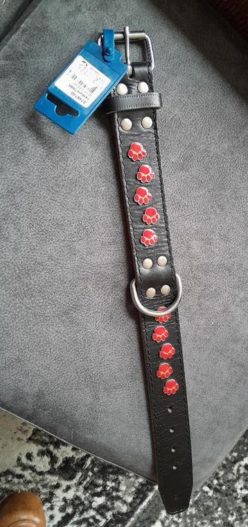 Halsband met rode voetjes beschikbaar voor biedingen