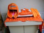 4del oranje set1maat pluche hoed fleece muts beenbeschermers, Maat 38/40 (M), Zo goed als nieuw, Accessoires, Oranje of Koningsdag