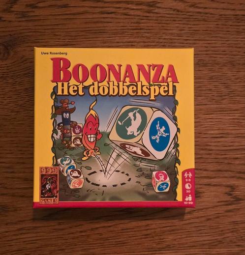Boonanza Dobbelspel - zo goed als nieuw, Hobby en Vrije tijd, Gezelschapsspellen | Kaartspellen, Zo goed als nieuw, Vijf spelers of meer