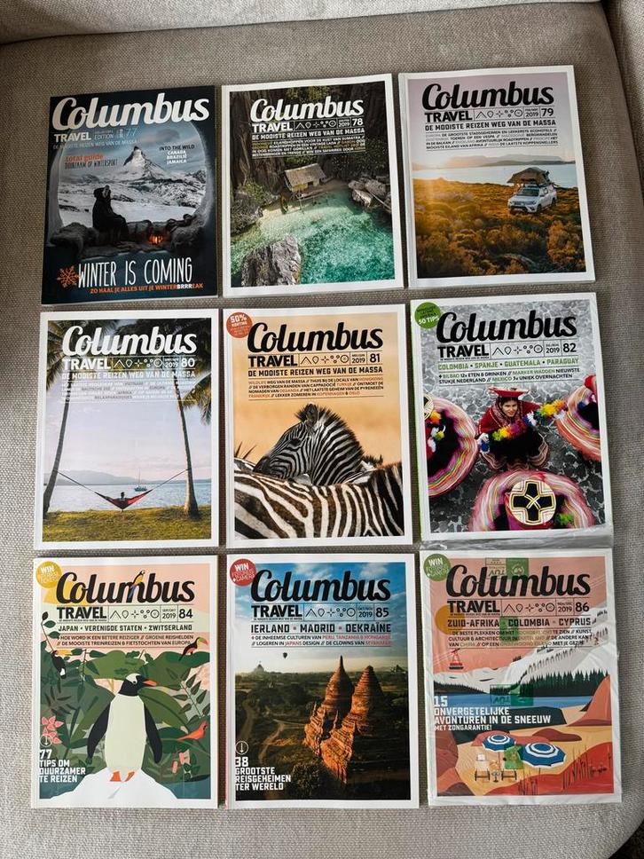 ColombusTravel Magazine, Boeken, Tijdschriften en Kranten, Zo goed als nieuw, Glossy, Ophalen of Verzenden
