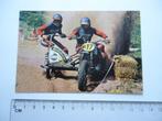 sticker Motorcross zijspan sidecar cross 1976 Wil vd Laan, Overige typen, Zo goed als nieuw, Verzenden