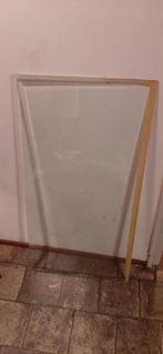 Gebruikte facetgeslepen glasplaat, Doe-het-zelf en Verbouw, Glas en Ramen, Ophalen, Gebruikt, 80 tot 120 cm, 80 tot 120 cm
