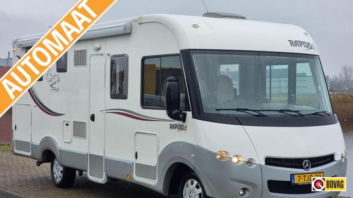 Rapido M 891 - Mercedes - Automaat - Queensbed, Caravans en Kamperen, Campers, Bedrijf, tot en met 4, Rapido, Mercedes, Diesel