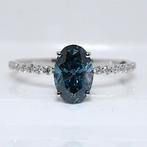 19 Lab Grown 1.35 Carat Diamanten ring, Certificaat, 17.7 mm, Verzenden, Geen, Nieuw, 17 tot 18