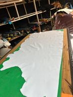 Witte kleur halve huid dikte 1.5 mm A-113, Hobby en Vrije tijd, Stoffen en Lappen, Nieuw, Ophalen of Verzenden, 30 tot 120 cm