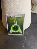 Pokemon Basic Grass Energy Black Bolt Holo, Ophalen of Verzenden, Zo goed als nieuw, Losse kaart, Foil